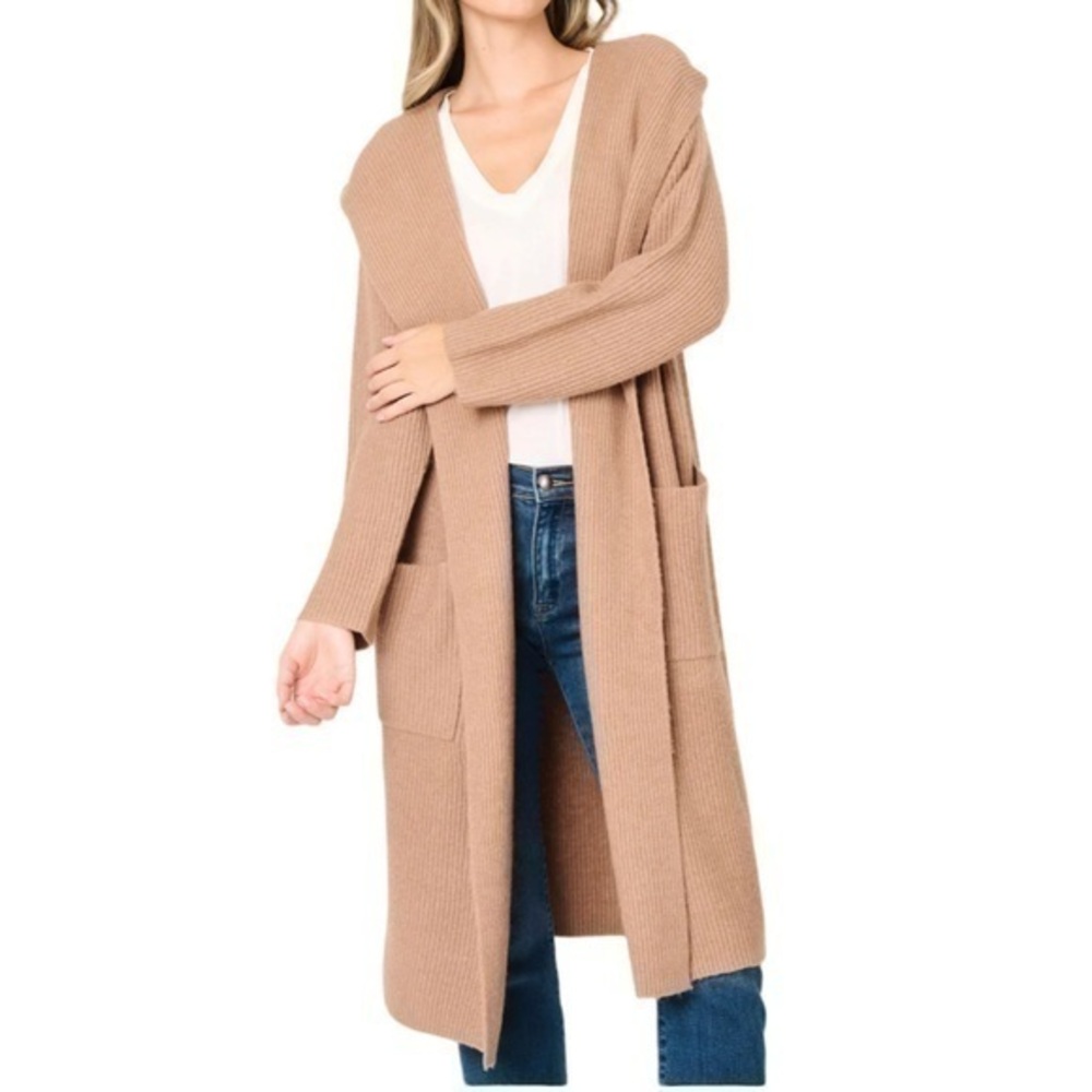 Gentle Fawn Sweater Duster Cardigan Size L Color New Cork